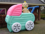 Opblaasfiguur Kinderwagen